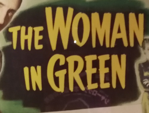 The woman in green